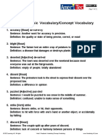 Q4 - Act 3 - Academic VocabularyConcept Vocabulary