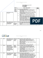 Rubrica para evaluar informes de proyectos de balance de masa y energía