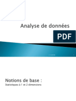 Statistique Descriptive À 1 Dim Et À 2 Dim