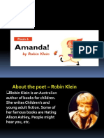 Amanda - by Robin Klein