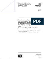 ISO - 16276-2 PaintAdhension Cohesion Test