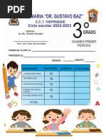 Examen Trimestral 1 PERIODO 2022 2023