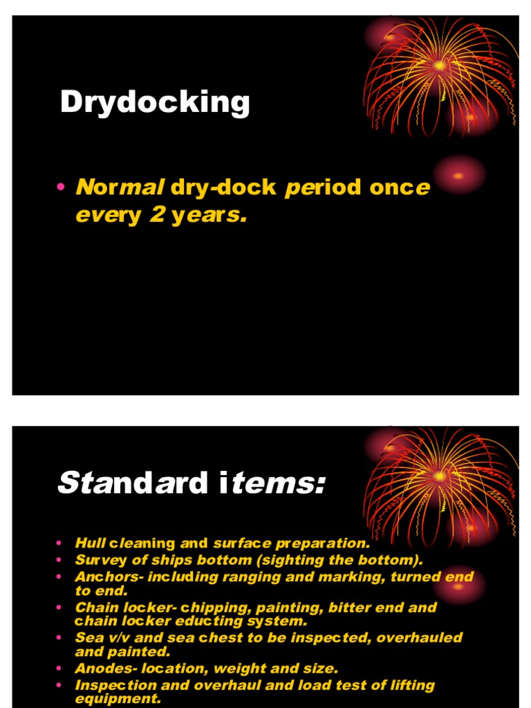 Dry Docking Pdf