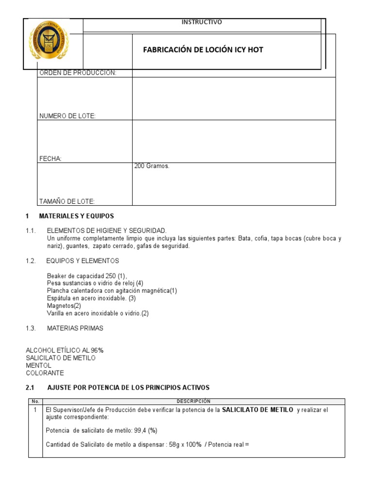 3.loción Icy Hot PDF Materiales Química
