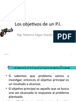 Objetivos de un PI