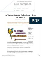 La Tresse, Laetitia Colombani - Résumé Et Fiche de Lecture