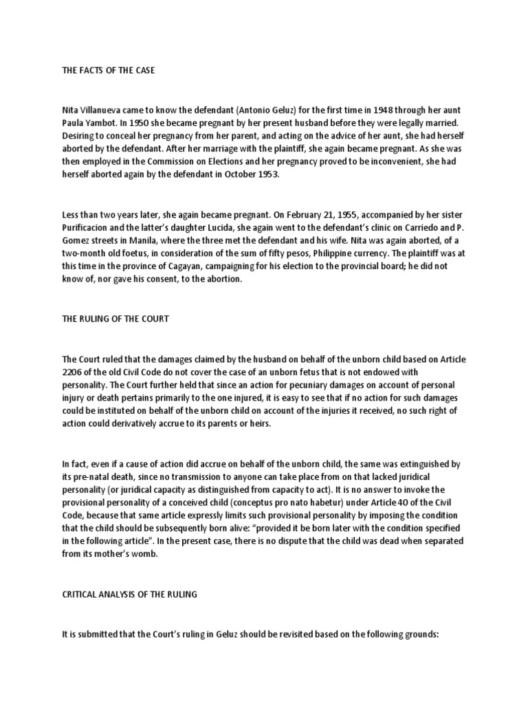 Legal Rights of the Unborn Child | PDF | Children's Rights | Convention ...