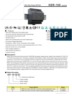 85 ~ 100W Ultra Slim DIN Rail Power Supply Series