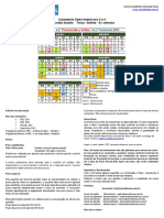 Calendário 2º Semestre 2022 Semis 3 e 4 Seg-Qua Ter-Qui