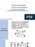 Sistemas Distribuidos, Patrones de Diseño y Arquitectura de Software