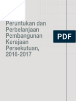 Peruntukan Dan Perbelanjaan Pembangunan Kerajaan Persekutuan, 2016-2017