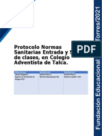 Protocolo Alumnos Entrada y Salida de Clases 2021-CAT PDF