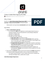 Colour Coded Warnings by The Imd