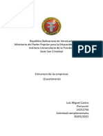 Actividad 4 Estructura de Las Empresas