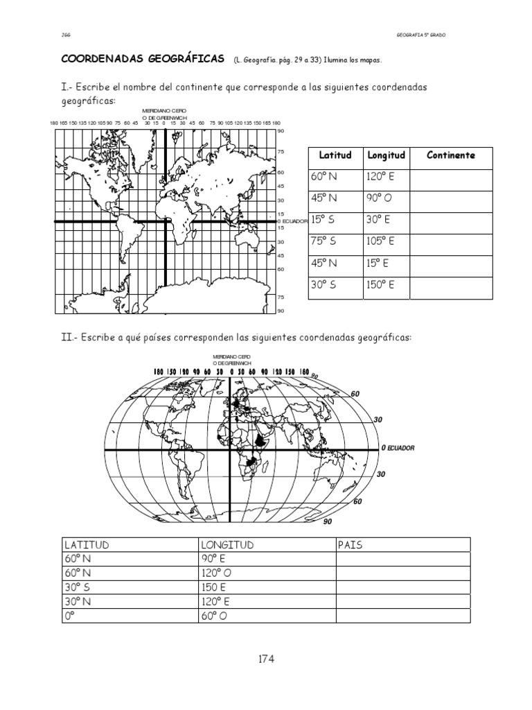 03 Geografía 5° Grado 15-16-8 | PDF | Ciencias de la Tierra | Datos ...
