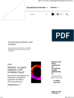 Transformacja Cyfrowa Z SAP S - 4HANA