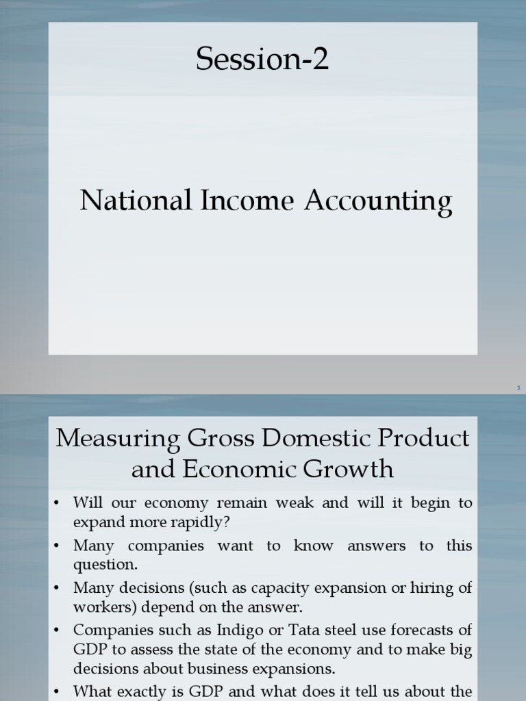 Session 2.1 | PDF | Gross Domestic Product | Economies