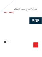 Oracle Machine Learning Python Users Guide