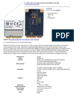 HSPA UMTS EDGE LTE G Mini-PCIe Modem