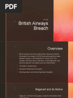 British Airways Breach - PSP