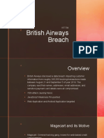 British Airways Breach - PSP