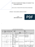 Reporte de Escrito Accidente Enfermadad Laboral