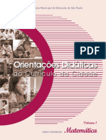 Orientacoes Didaticas No Curriculo Da Cidade Ensino Fund Matematica Vol 1