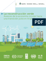 La Reconstruccion Verde - Avances de La Economía Circular Hacia Una Transición Justa en Argentina