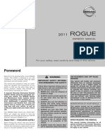 2011 Rogue Owner Manual