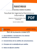 Unidad III, Radiodifusión Satelital