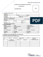 Ficha Acumulativa Estudiantil 2022 - 2023