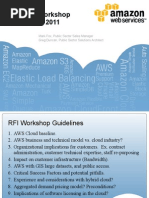 WSCA Vendor Presentation - Amazon Web Services
