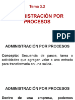 Tema 3.2 Administración Por Procesos