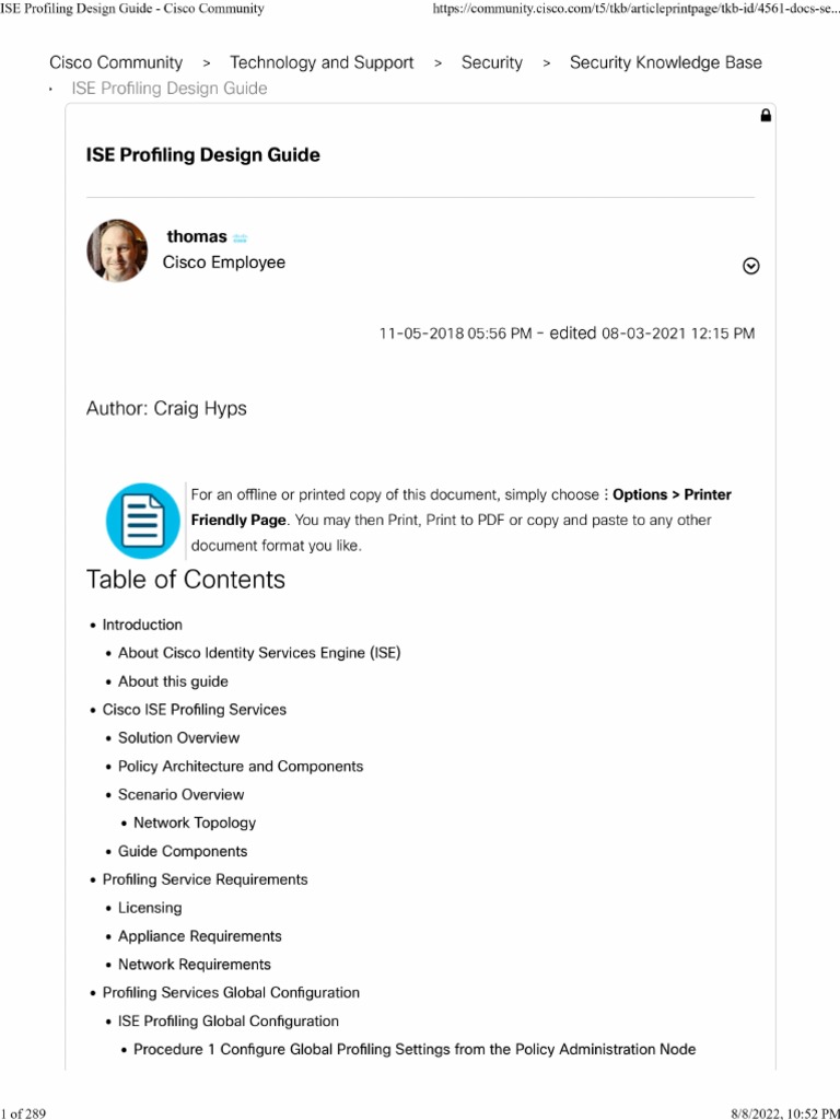 Ise Profiling Desing PDF Radius Standards