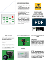 Triptico Manual de Calibración Del Sensor de Fatiga