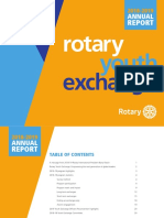 Rotary Youth Exchange Annual Report en
