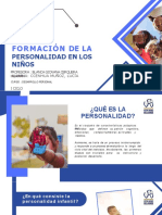 Formación de La Personalidad en Los Niños - Ccenmhua Muñoz Lucía