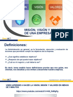 Misión, Visión y Valores