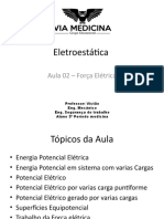 Aula 04 - Energia Potencial Eletrico, DDP e Trabalho