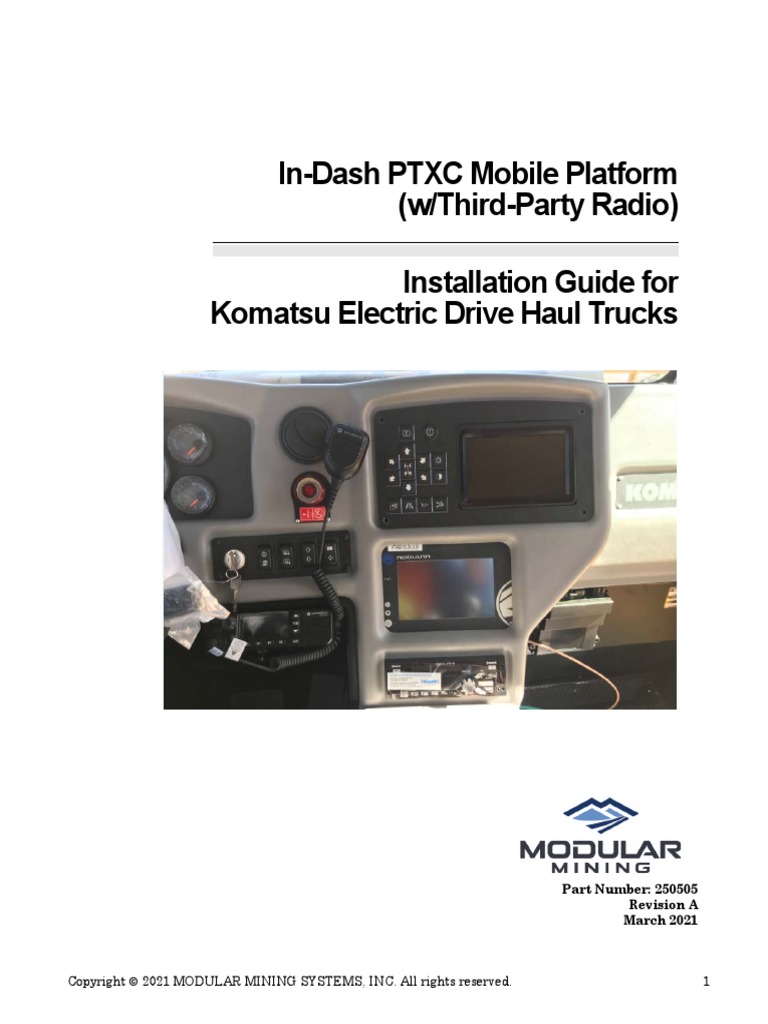 HW Install Guide PTXC InDash No Radio PDF Ip Address Welding