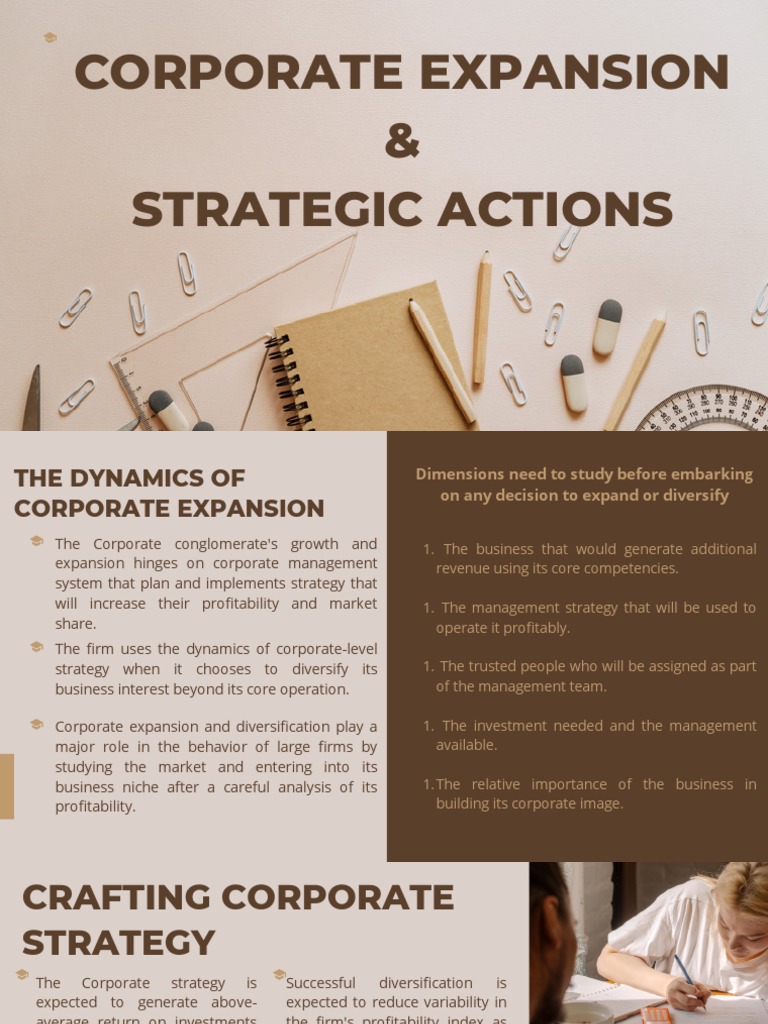 Chapter 6 Corporate Expansion and Strategic Actions PDF