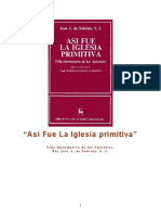 Asi Fue La Iglesia Primitiva - Sobrino Jose