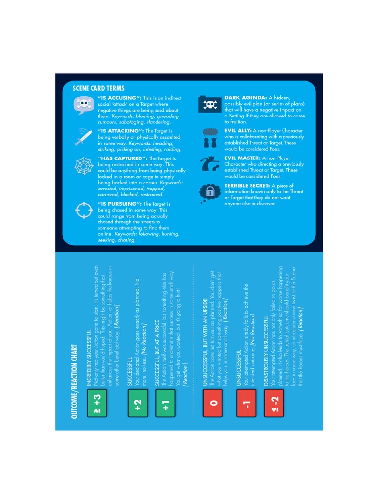 Untold Fate DIce Outcome Table v1 | PDF