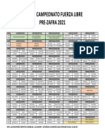 Fixture Pre-Zafra 2021