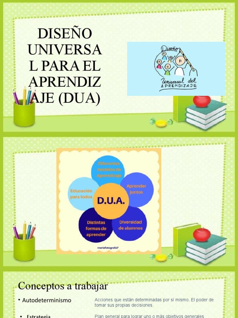 Principios del Diseño Universal de Aprendizaje | PDF | Aprendizaje ...