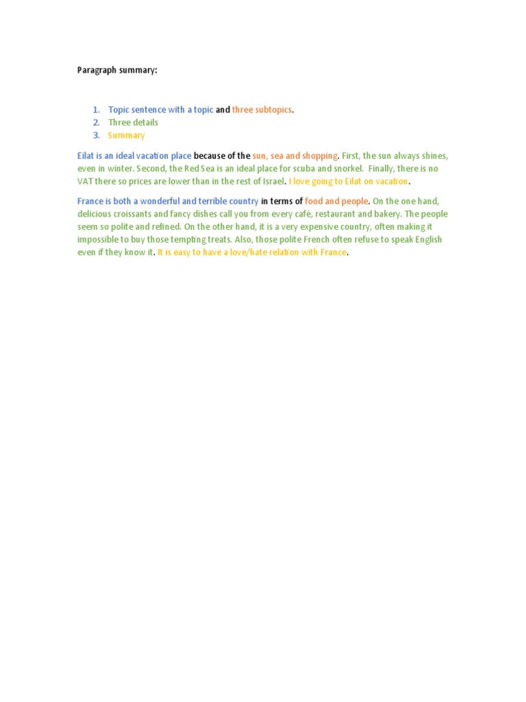 Paragraph Example | PDF