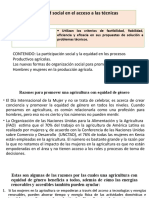 La Participacion Social y La Equidad en Los Procesos Productivos