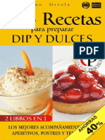168 Recetas Para Preparar Dip y Dulces
