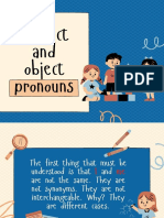 Subject and Objects Pronouns