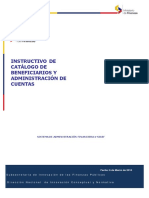 Rup-Ds-033 Instructivo de Catalogo de Beneficiarios y Administracion de Cuentas